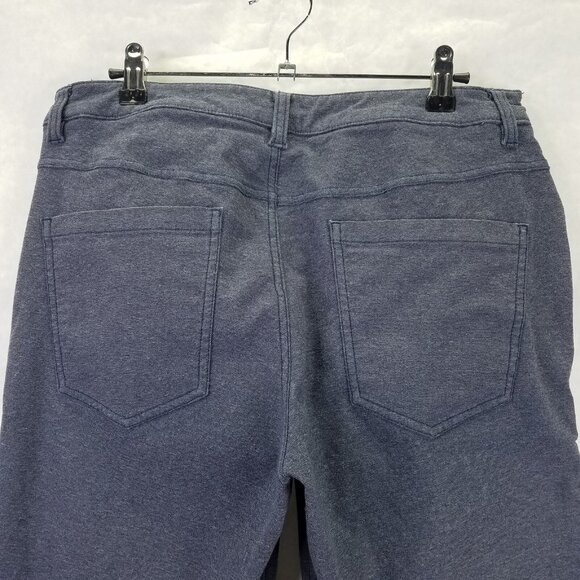 Lululemon ABC Pant Skinny Tech Men's 33 X 27 Blue Chambray Woven Stretch LM5983S - Picture 10 of 16